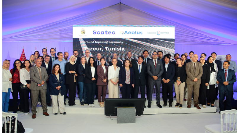 Scatec Aeolus Sidi Bouzid and Tozeur signing groundbreaking ceremonies